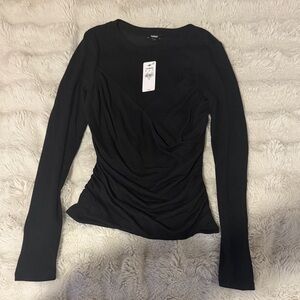 Express Black Long Sleeve Top
